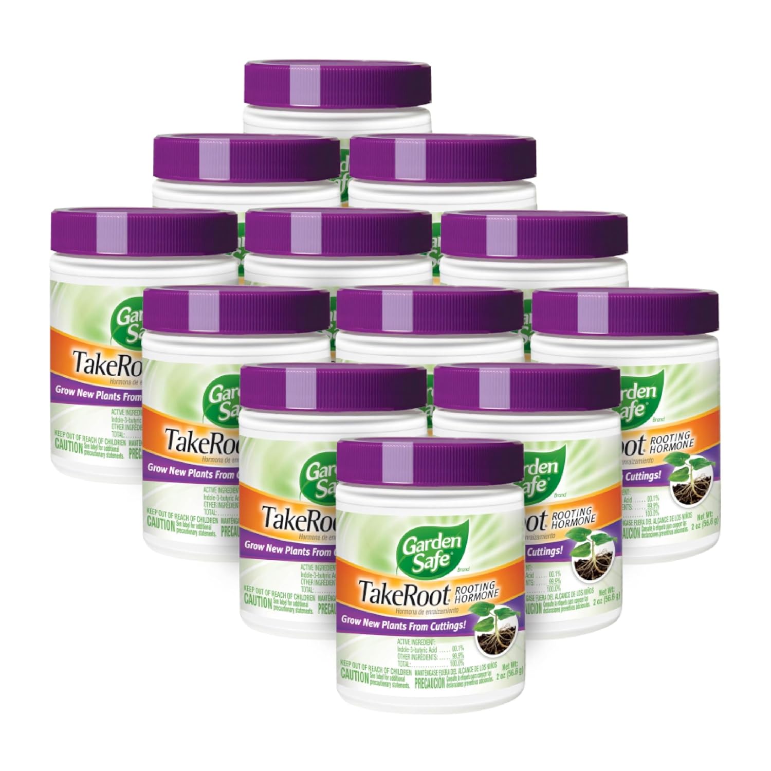 Garden Safe Brand TakeRoot Rooting Hormone, 12 Count