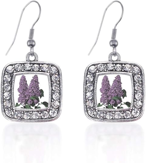 Lilac Flower Earrings