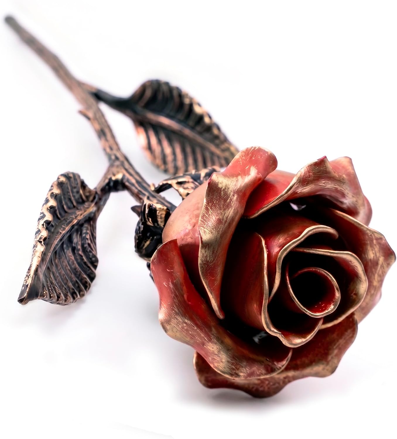 Hand Forged Iron Rose