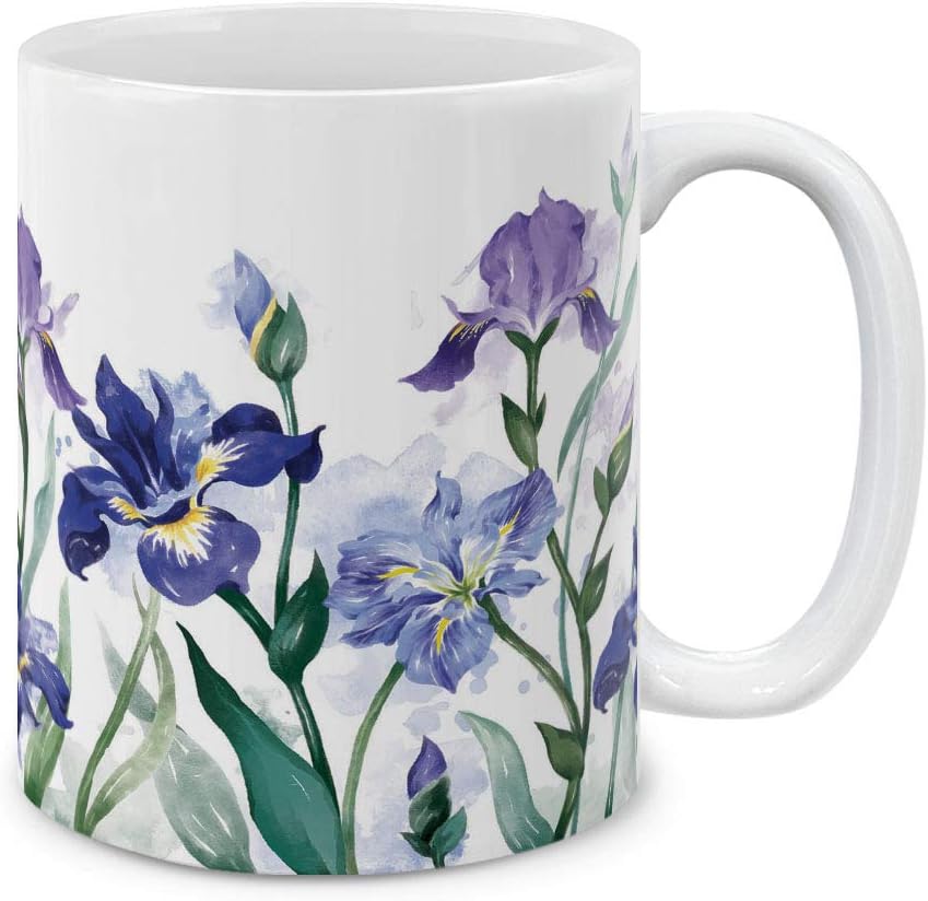 Iris Flower Coffee Mug