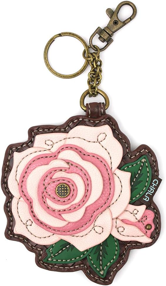 Pink Rose Coin Purse