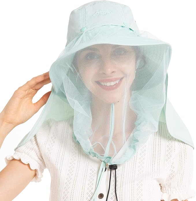Head Net Hat, Sun Hat Safari Hat