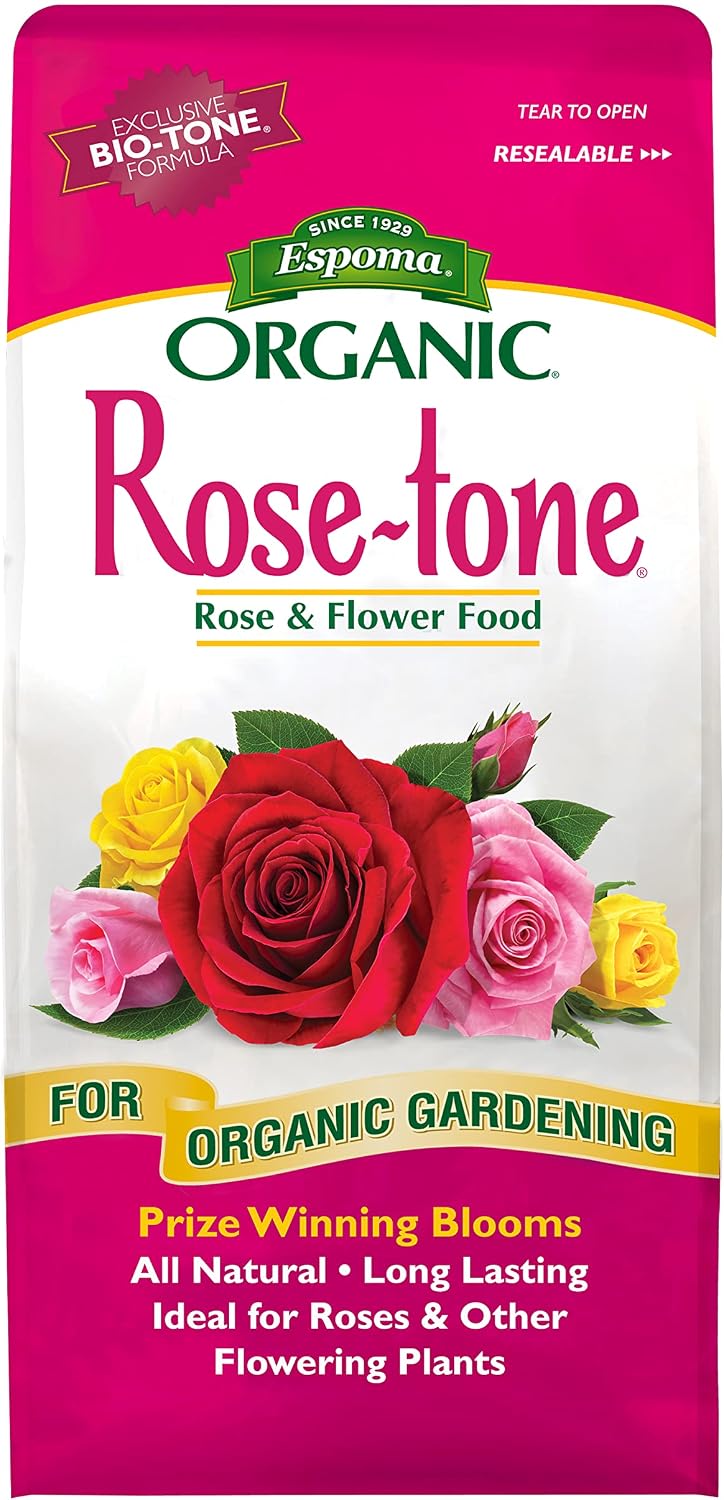 Organic Rose-Tone 4-3-2 Organic Fertilizer for All Types of Roses