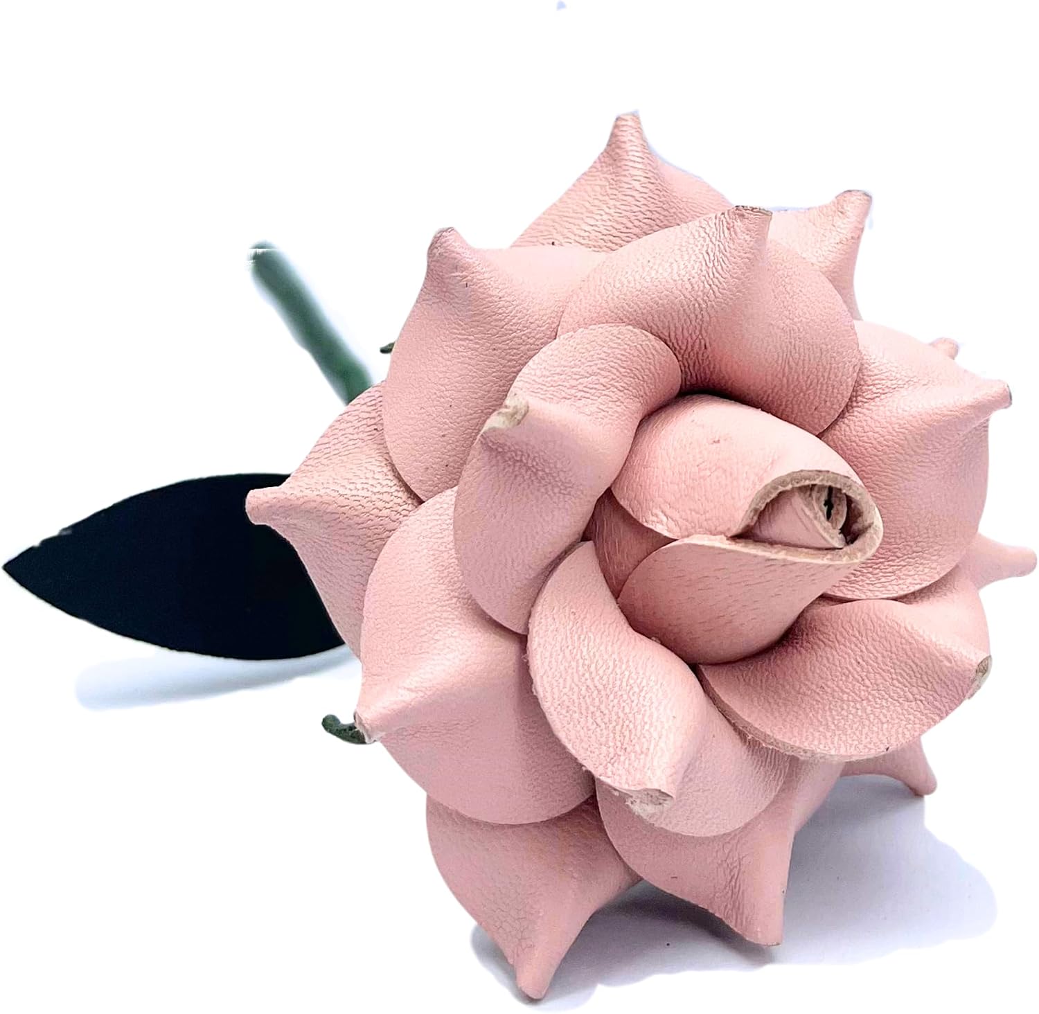 Pink Leather Rose