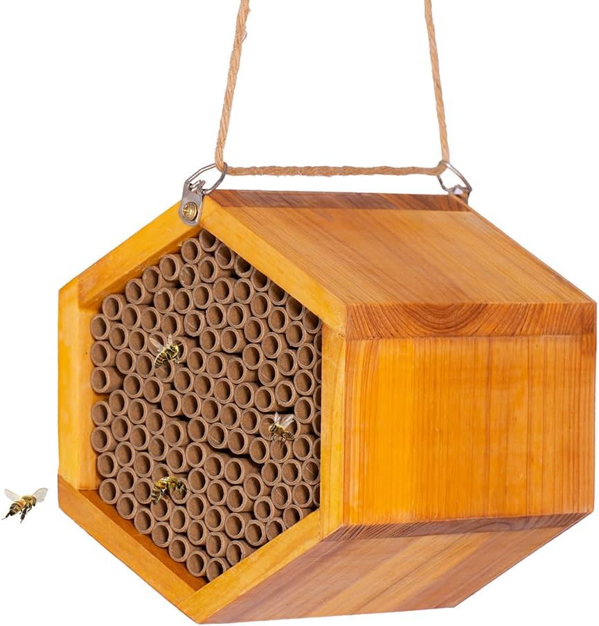 Octagon Mason Bee House