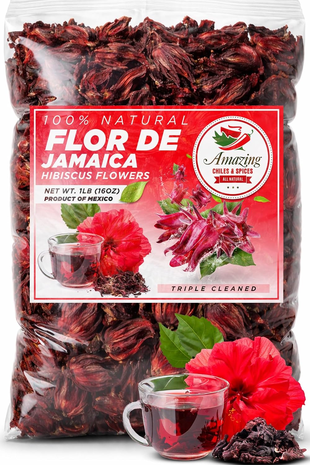 Dried Hibiscus Flowers for Tea