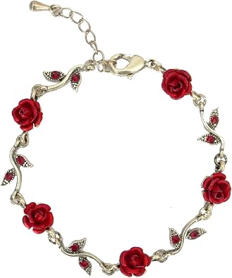 Rose Bracelets for Women Dainty Flower Bracelets