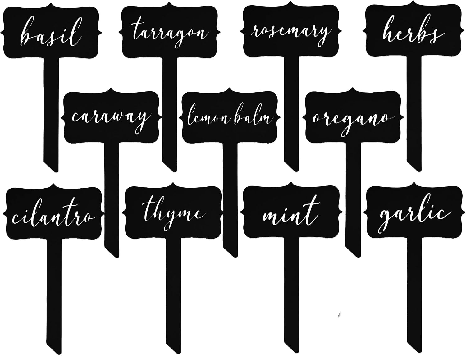 60+ Varieties, Metal Plant Markers for Outdoor Use, Weather-Resistant Labels & Tag Stakes