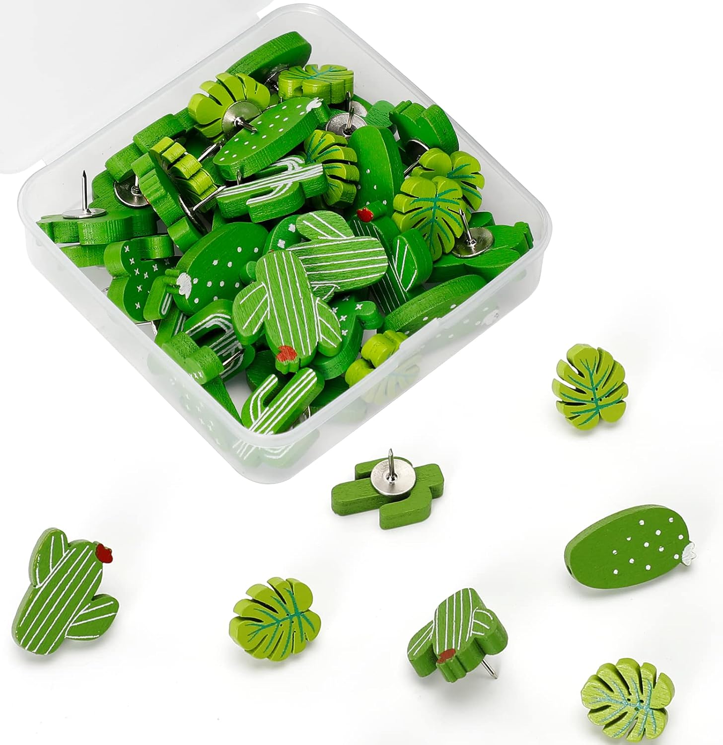40 pcs Cactus Push Pins