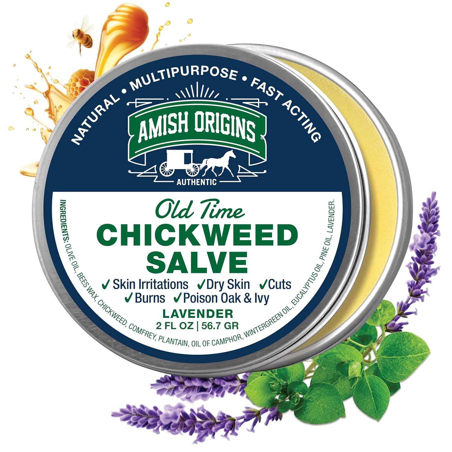 The Ultimate Poison Ivy/Poison Oak Blocker, Healing Salve for Skin