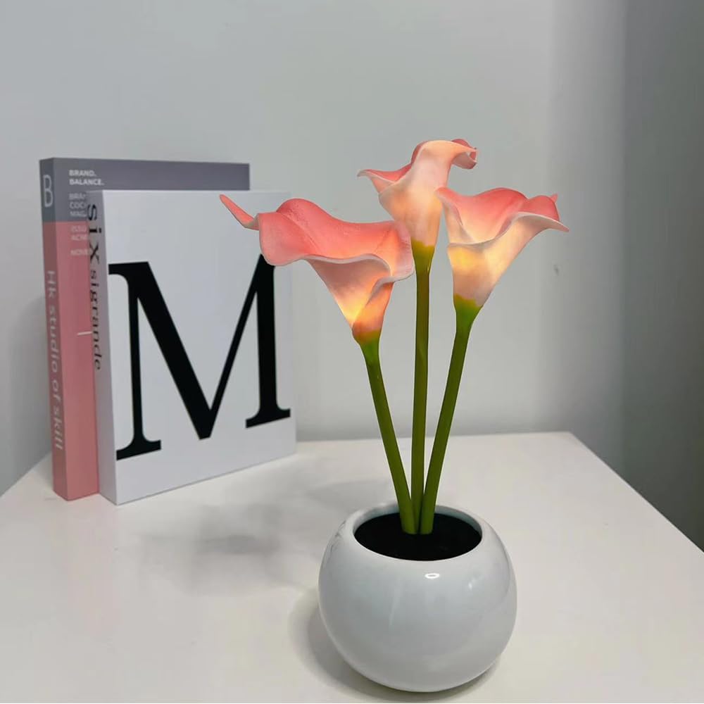 Pink Calla Lily Lamp