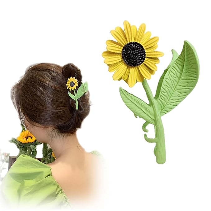 Black Eyed Susan Flower Hair Clip