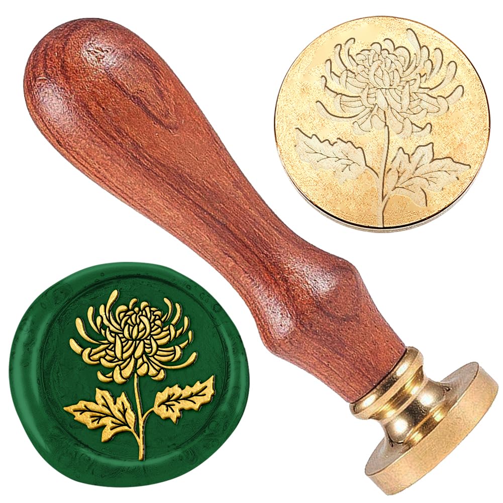 Chrysanthemum Wax Seal Stamp