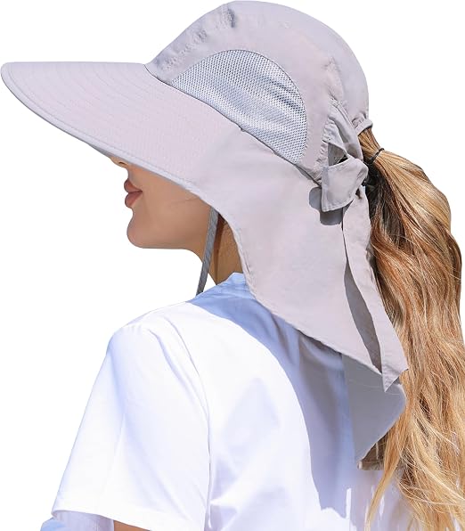 Womens Sun Hat Outdoor UV Protection Wide Brim