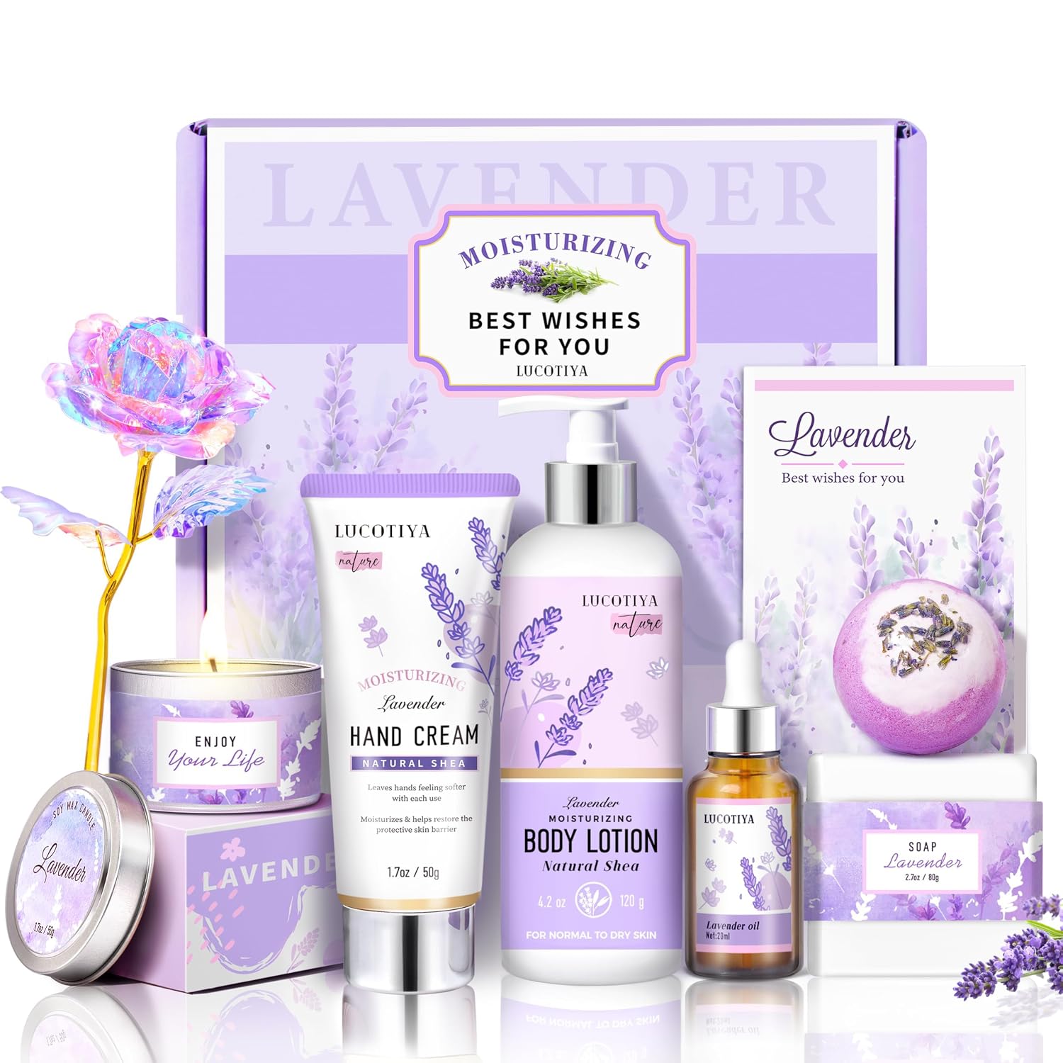 Lavender Spa Bath and Body Set