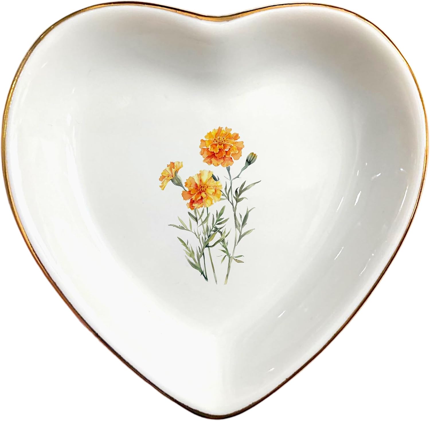 Marigold Heart Shaped Dish
