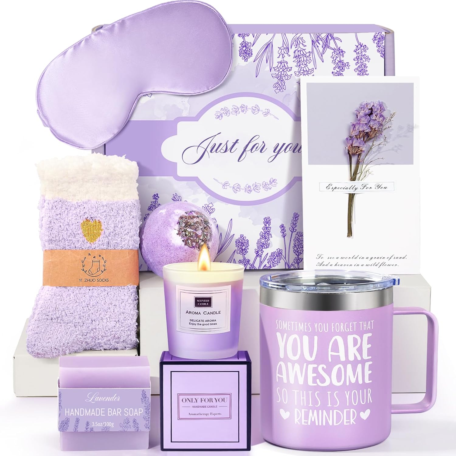Lavender Spa Bath and Body  Gift Set