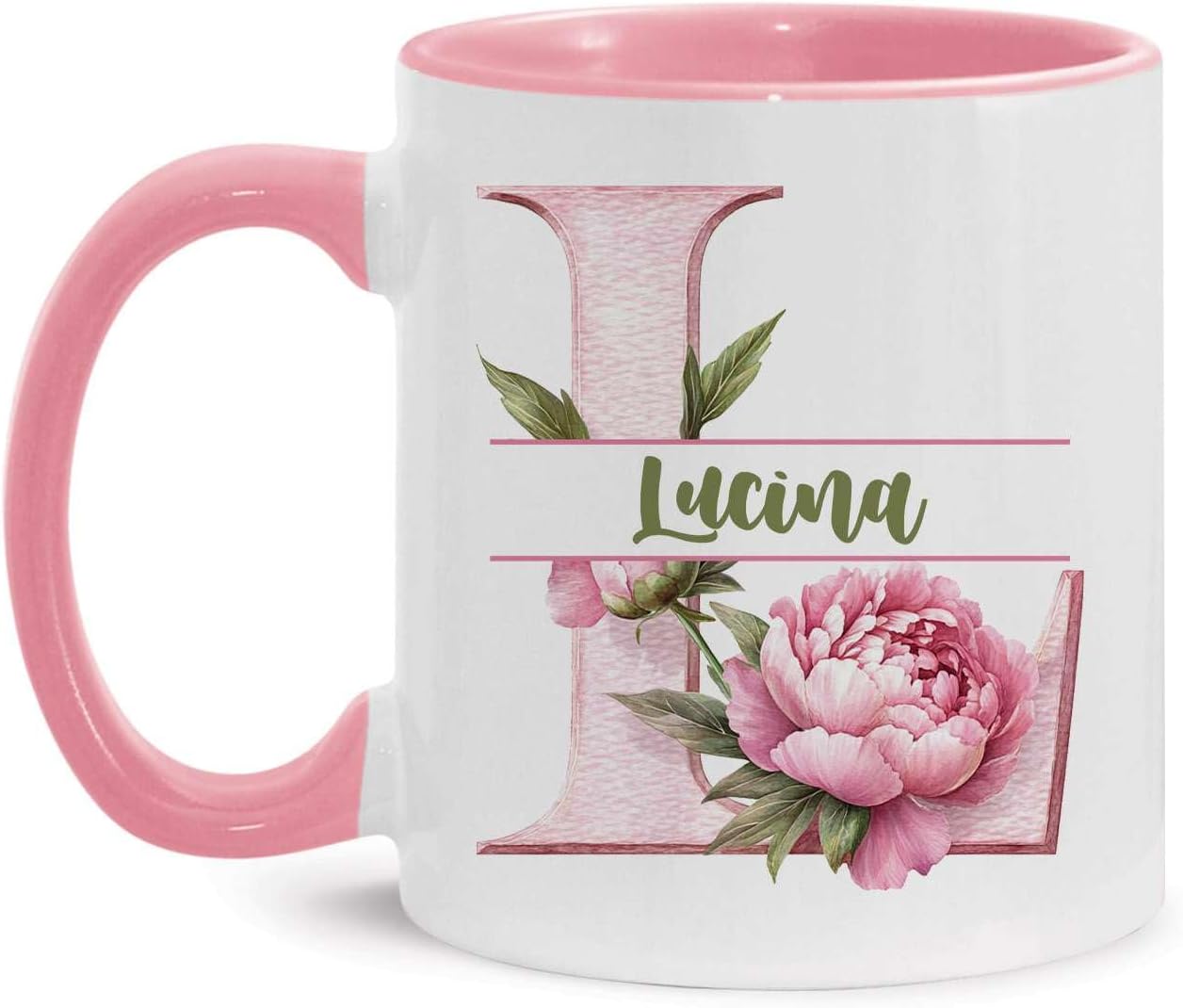 Pink Peony Coffee Mug