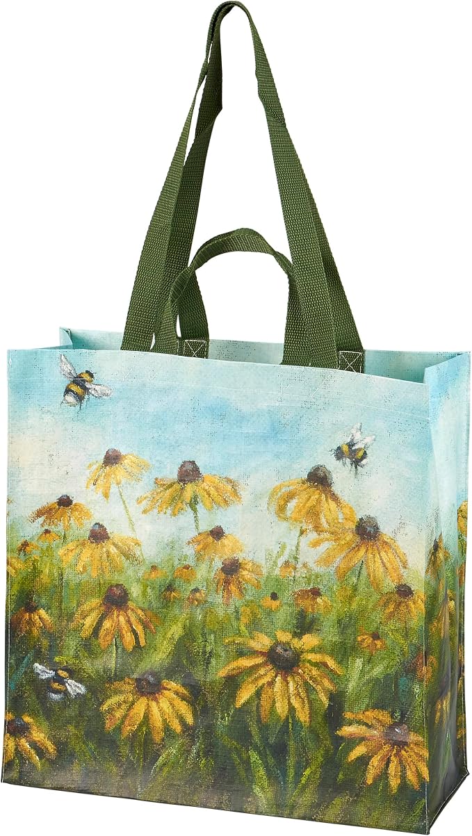 Black Eyed Susan Flowering Grocery Tote Bag