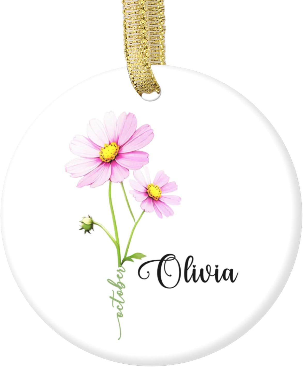Cosmos Ceramic Christmas Ornament
