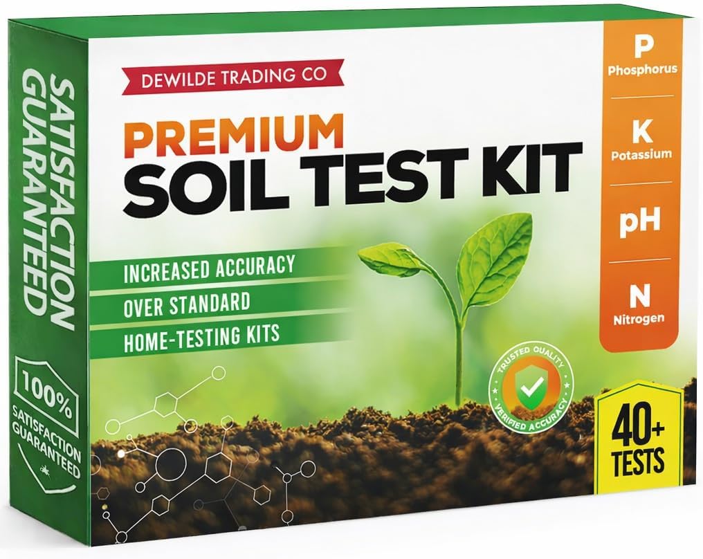 Premium Soil Test Kit: 40 Complete Tests