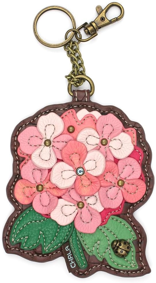 Pink Hydrangea Coin Purse