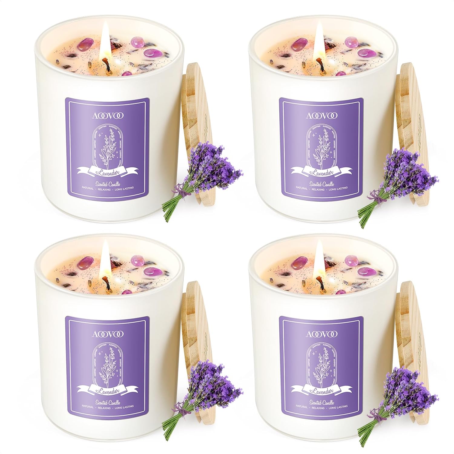 Lavender Candles (set of 4)
