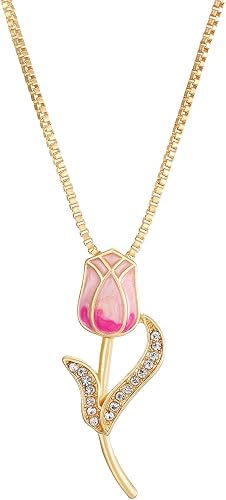 Tulip Pendant and Necklace