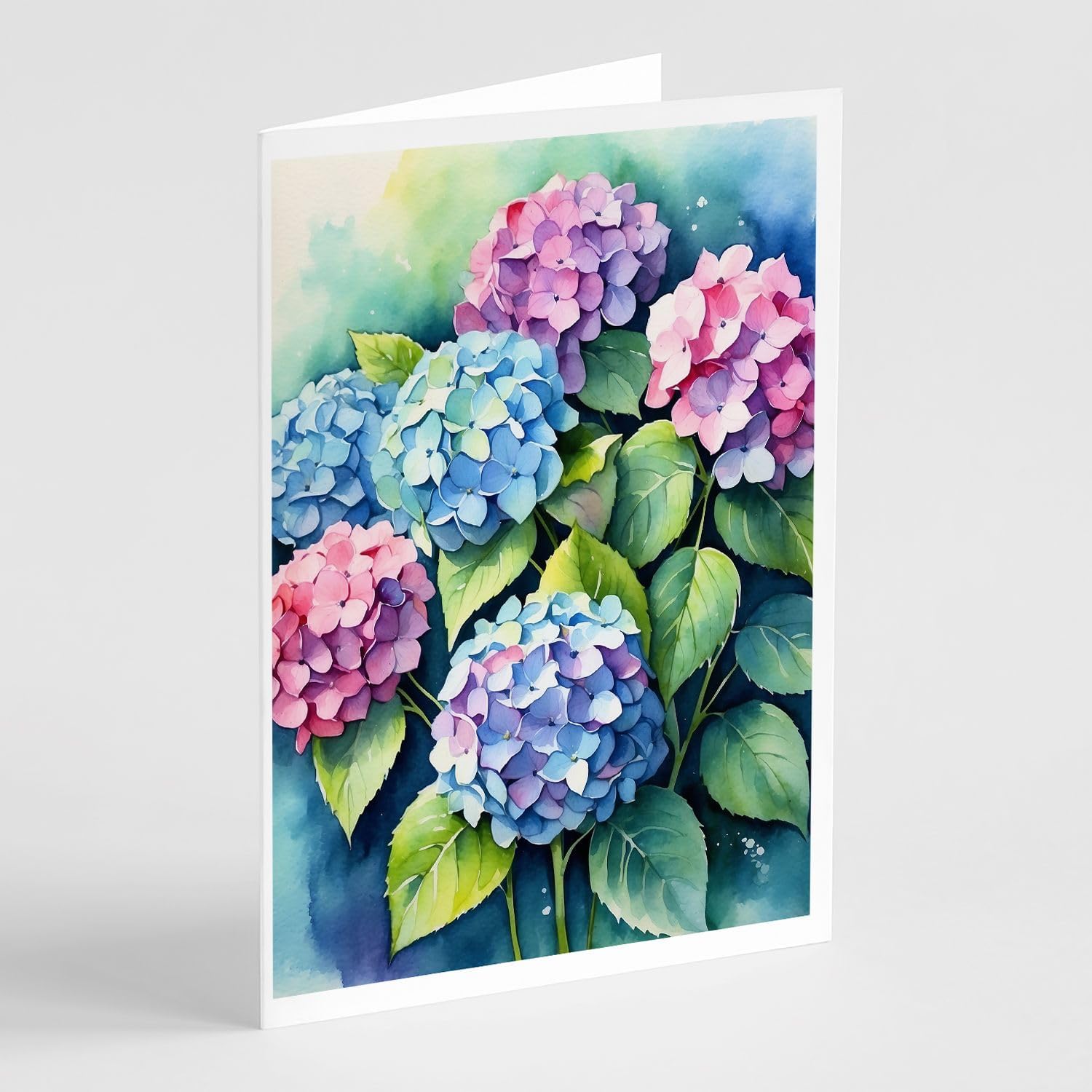 Hydrangea Flower Note Cards (set of 8)