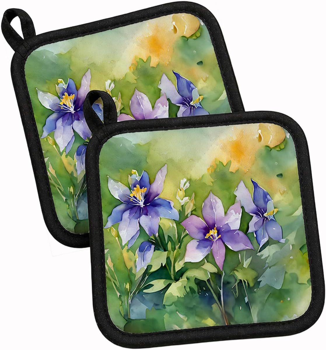 Columbine Flower Pot Holders