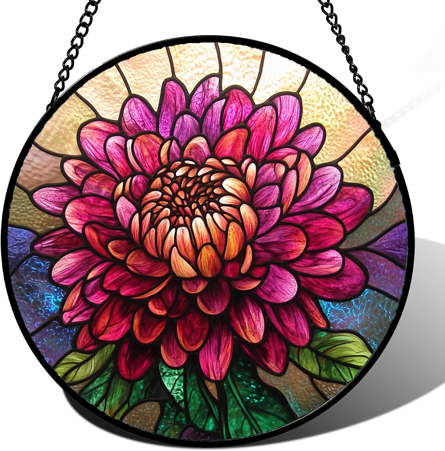 Chrysanthemum Flower Suncatcher