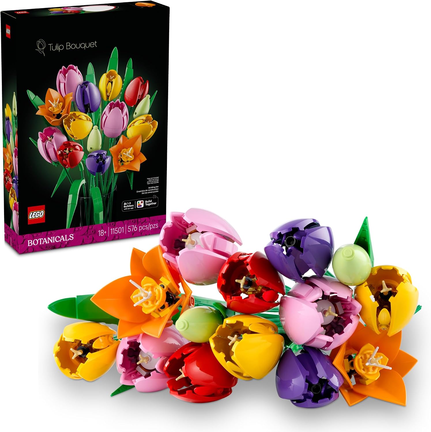 LEGO Botanicals Tulip Bouquet Building Set