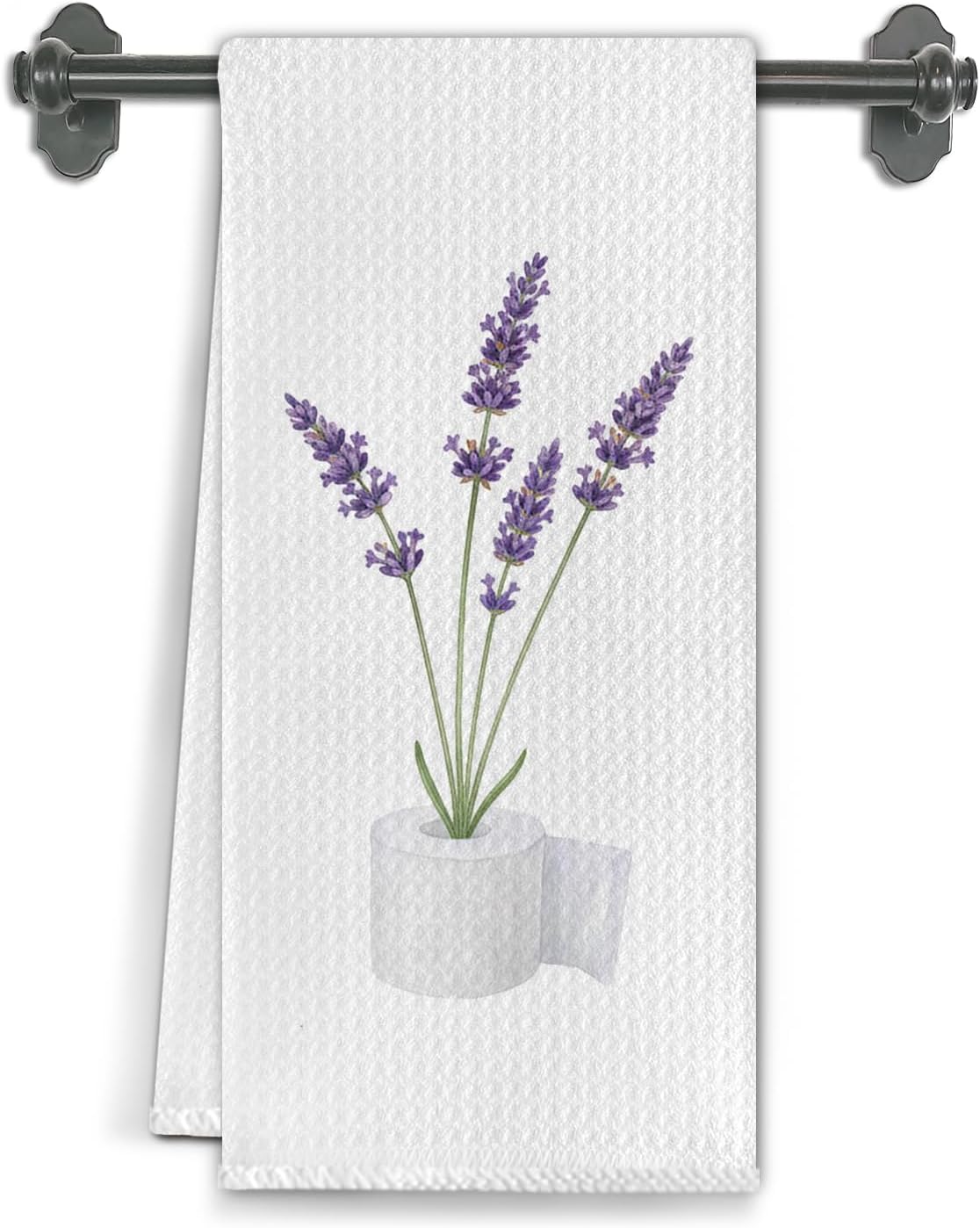 Lavender Flower Dish Towel