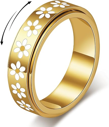 Daisy Fidget Ring