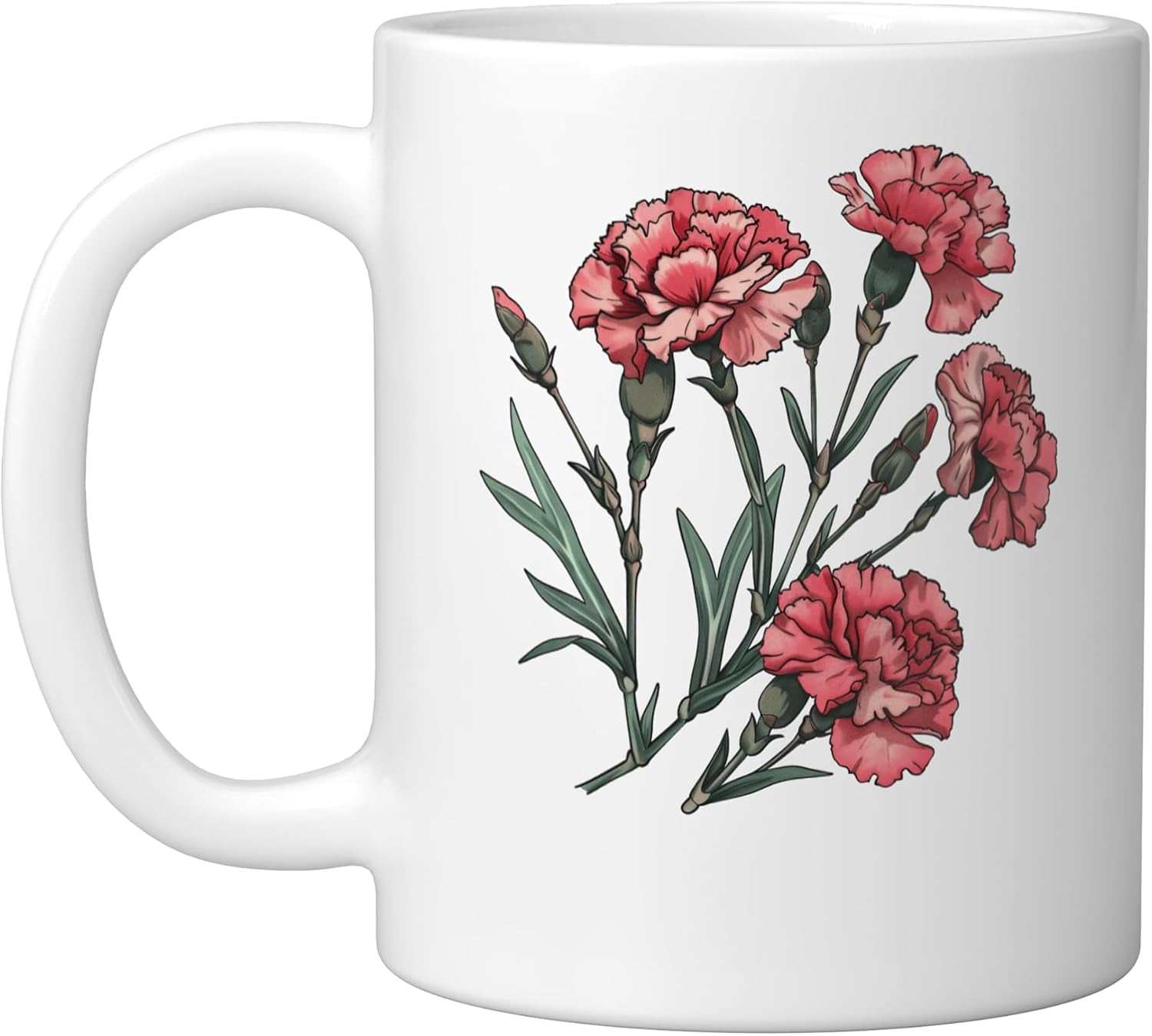 Carnation Flower Coffee Mug