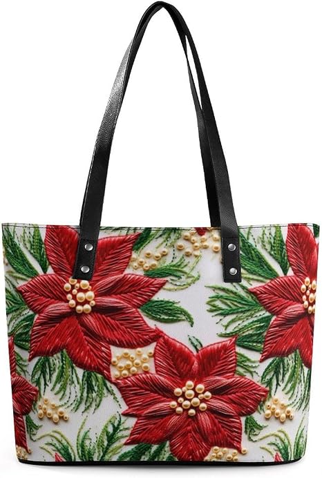 Poinsettia Handbag