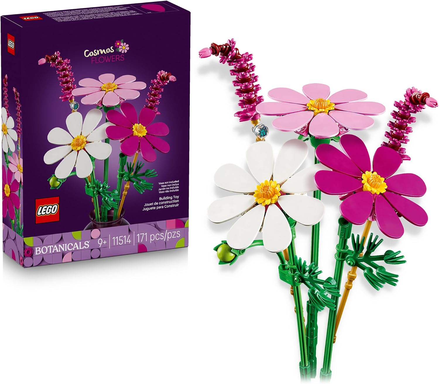 Legos Cosmos Flower Building Blocks