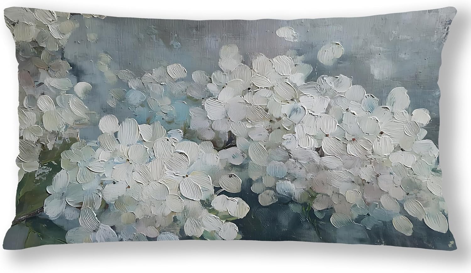 Hydrangea Flower Decorative Pillow
