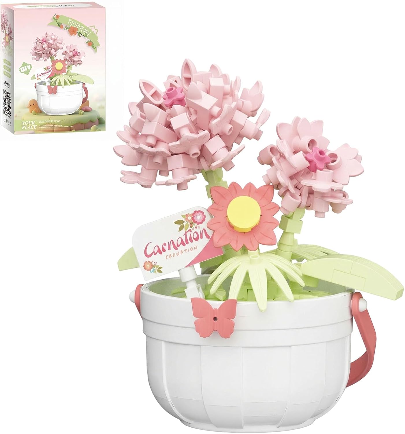 Pink Carnation Building Blocks