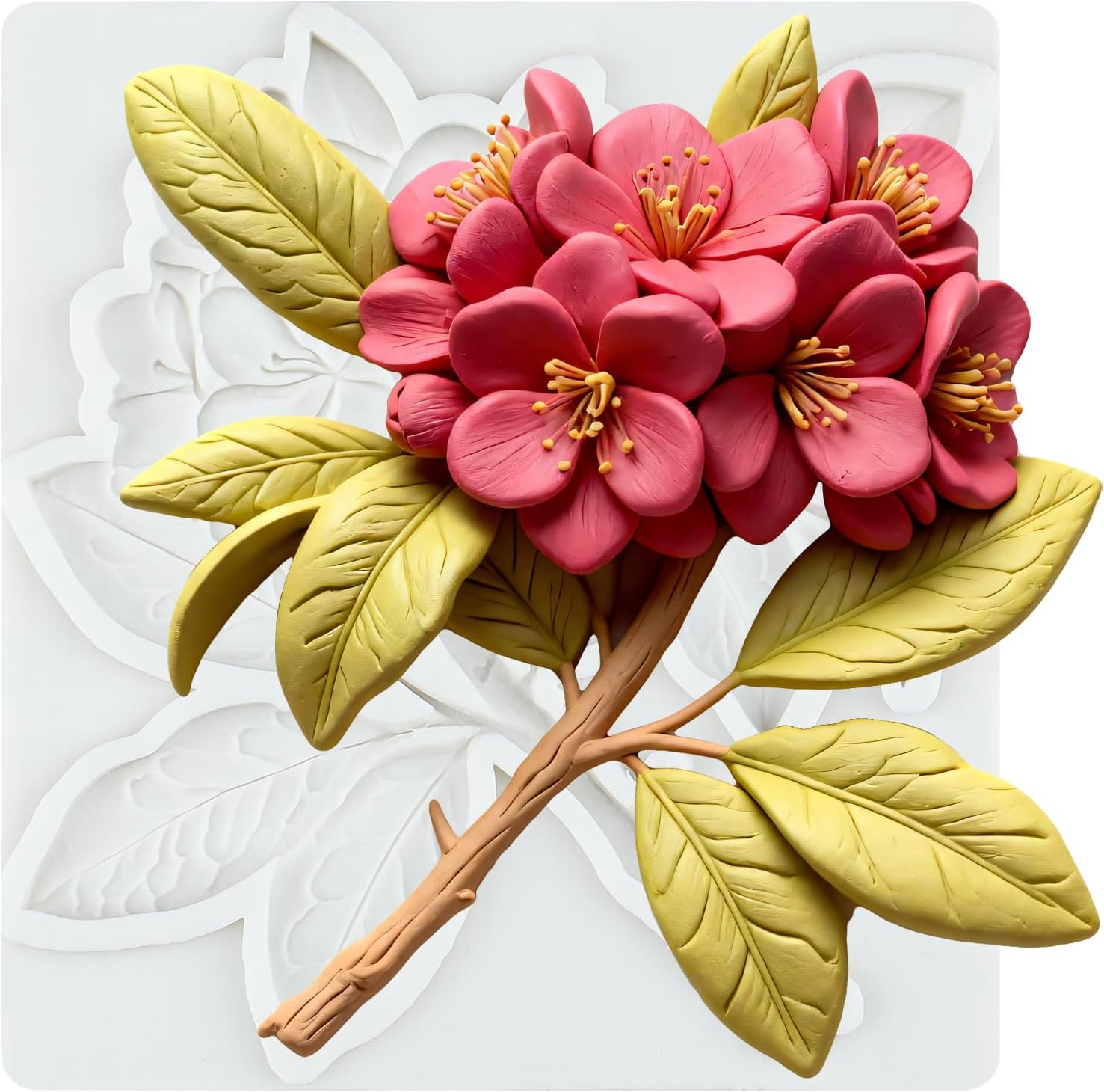 Silicone Mold for Azalea Flowers