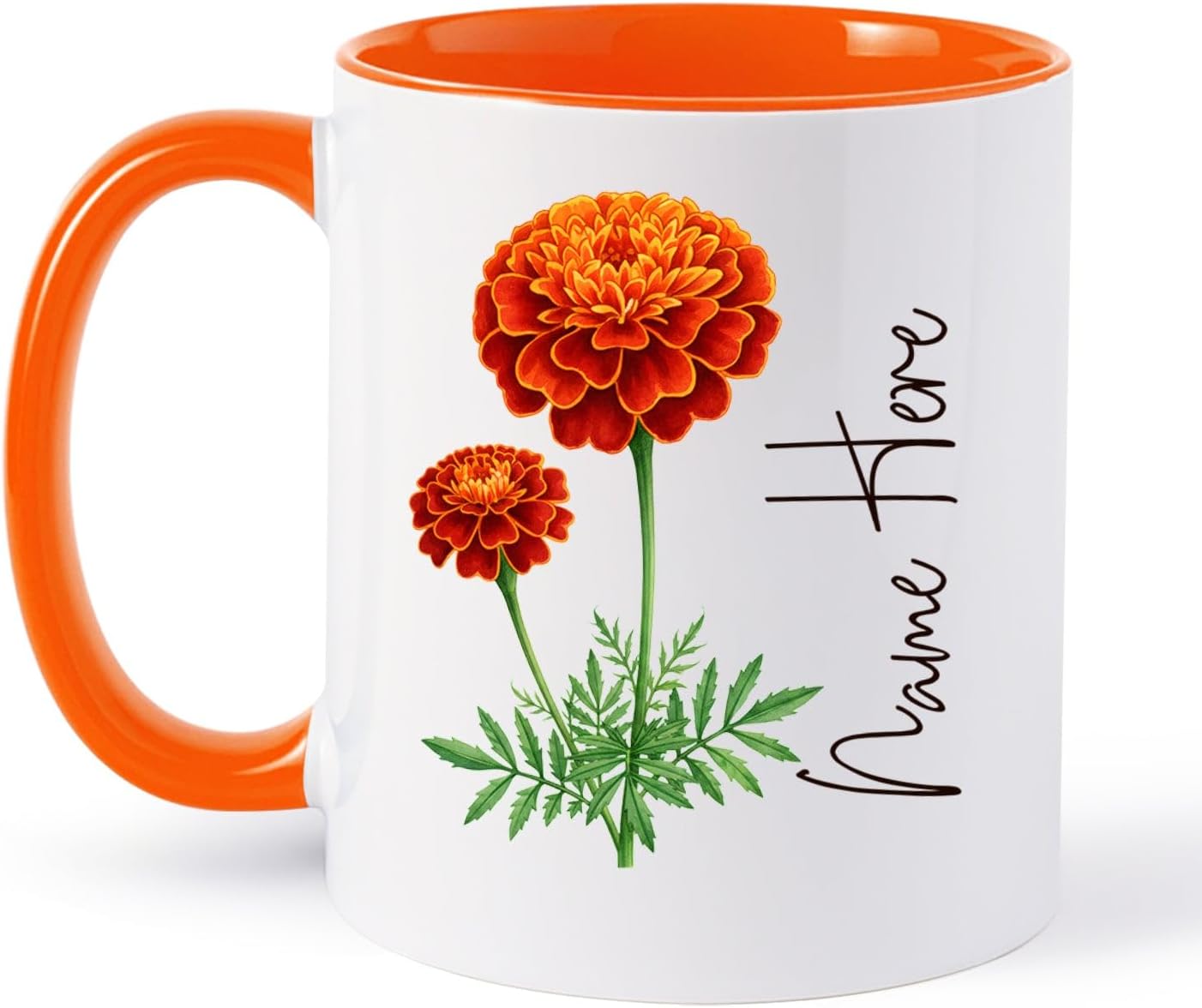 Orange Marigold Coffee Mug