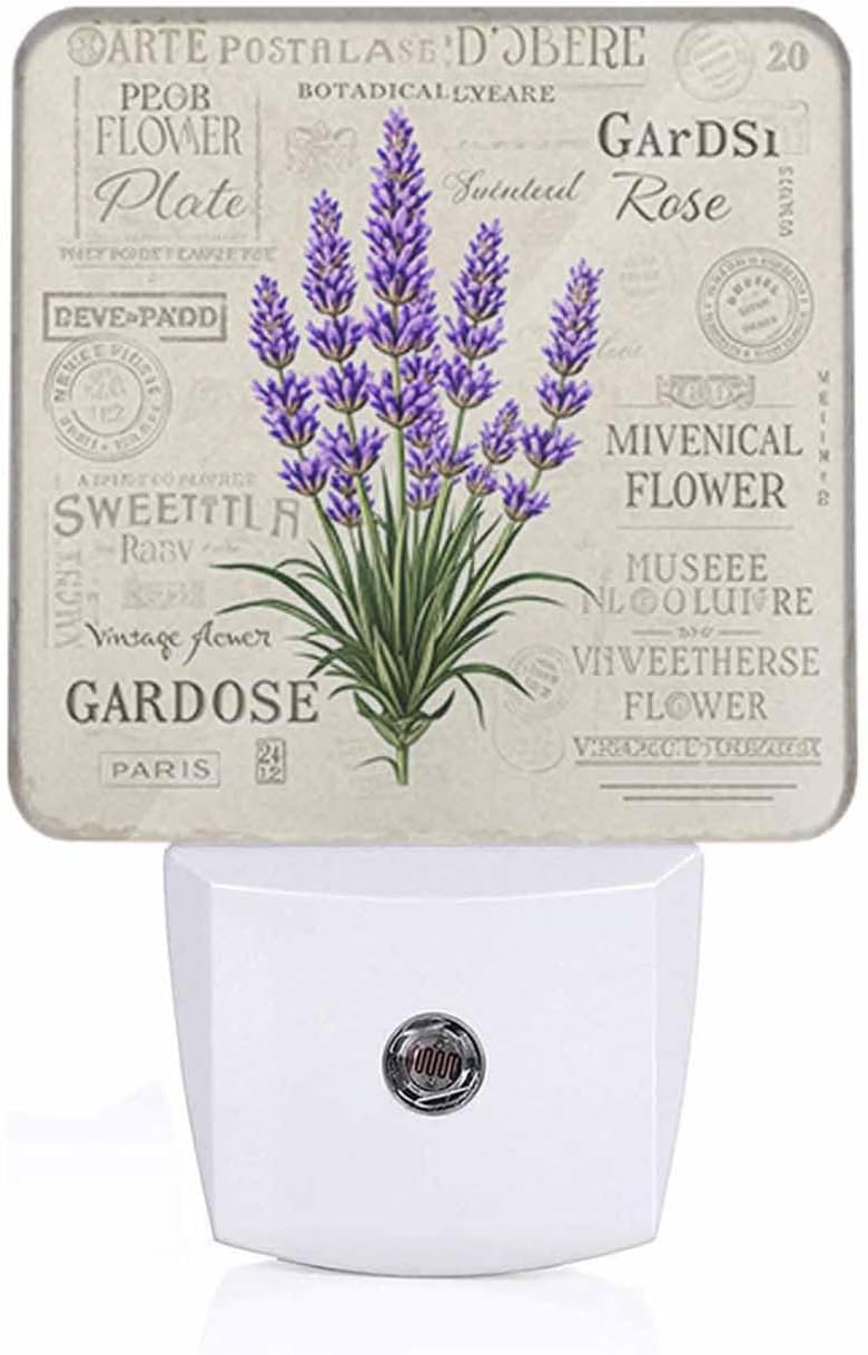 Lavender Flower Night Light
