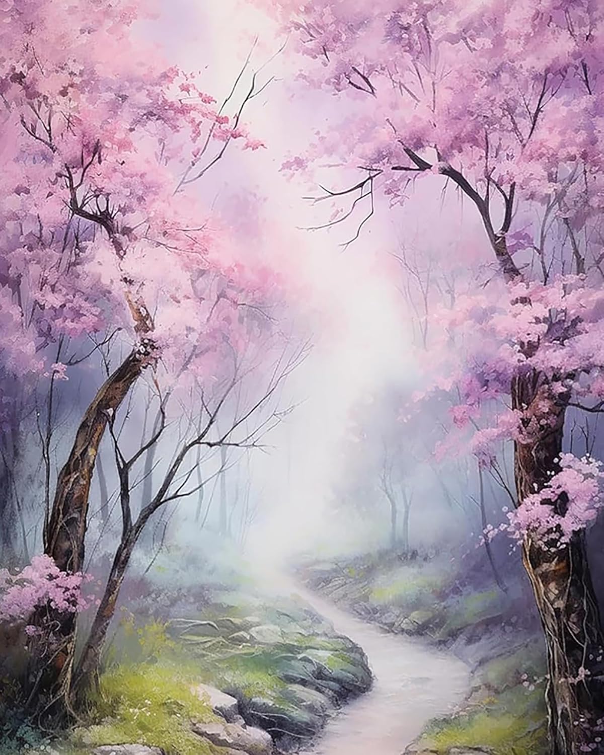 Cherry Blossom Tree Paint by Number