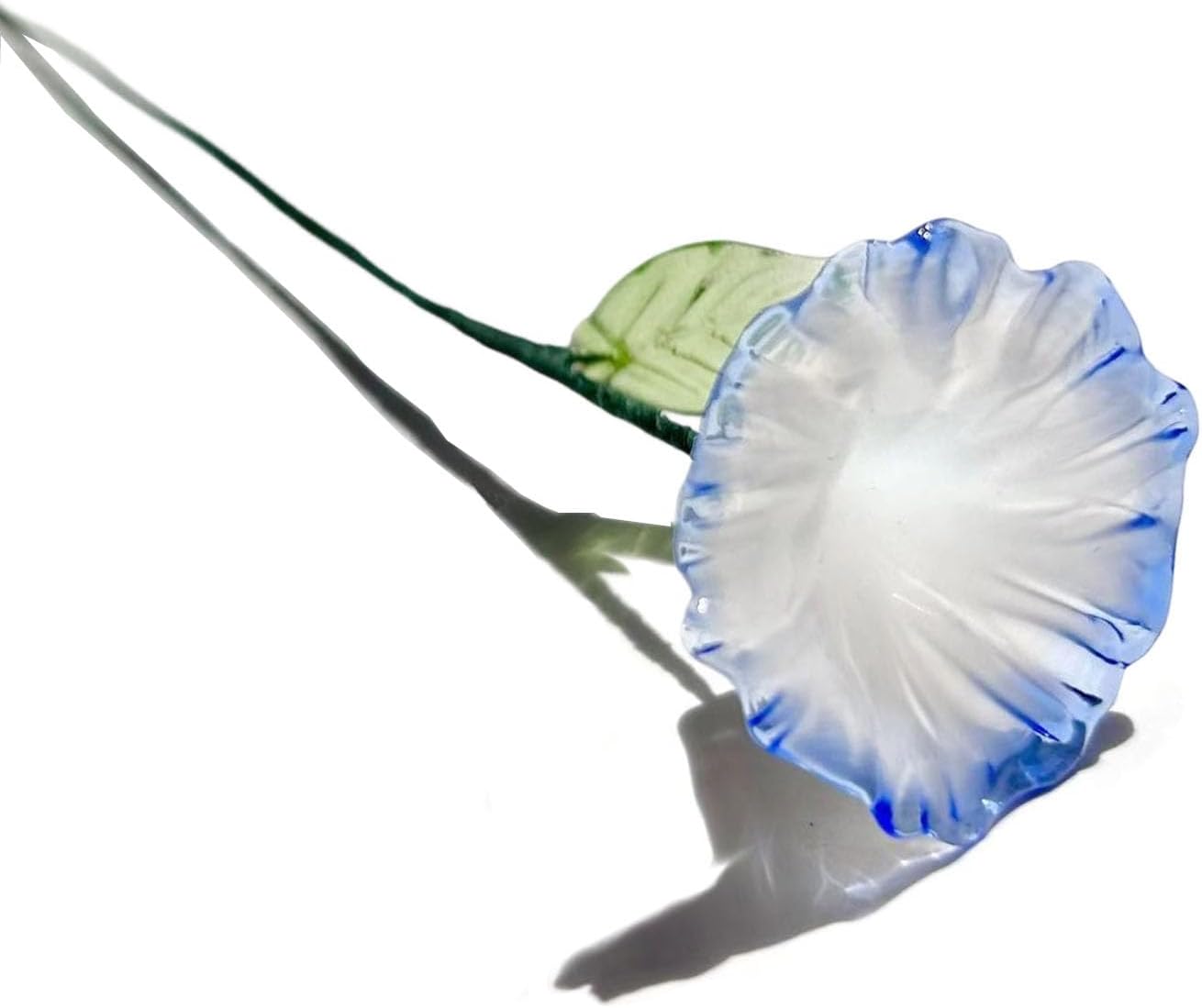 Handblown Glass Morning Glory Flower