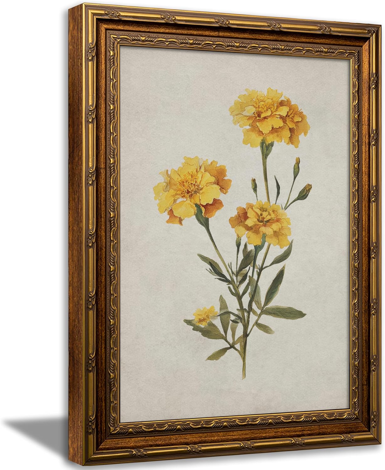 Framed Marigold Wall Art