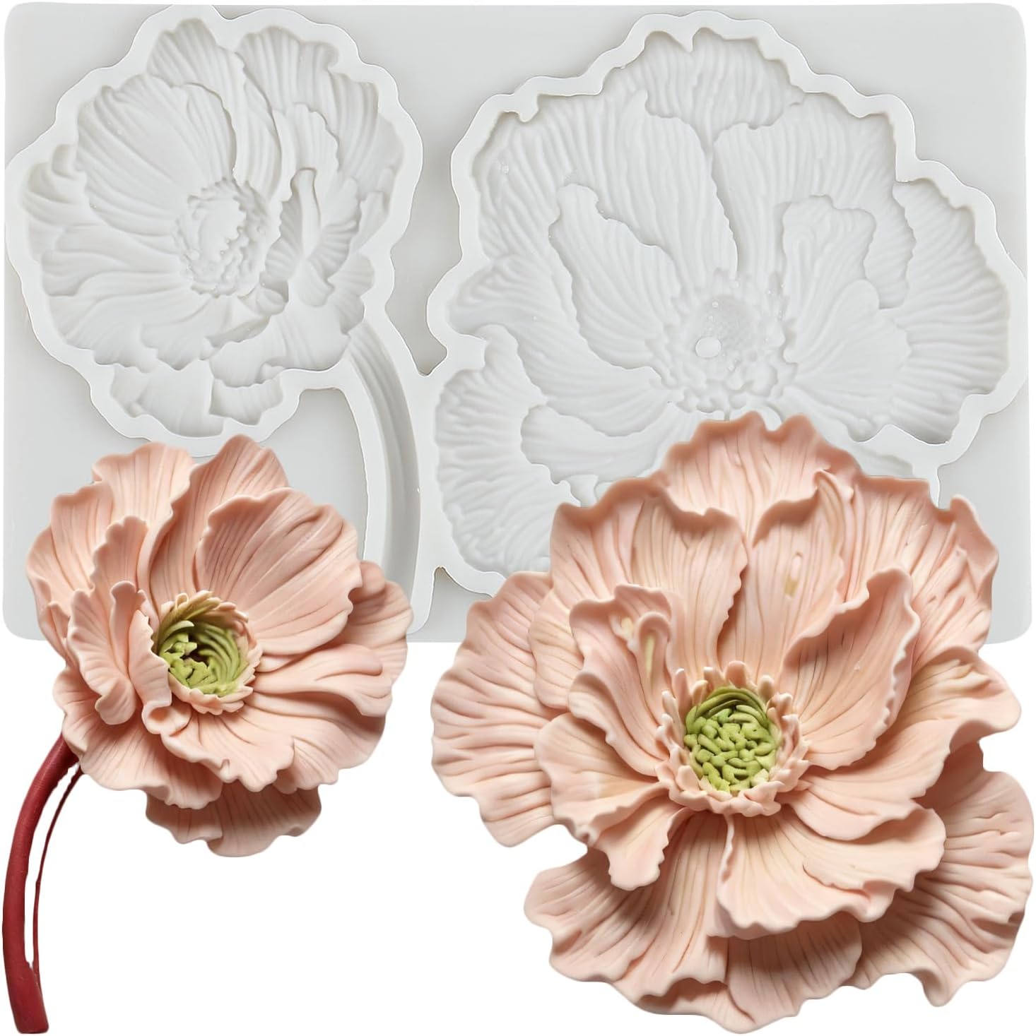 Anemone Flower Fondant Mold Kit