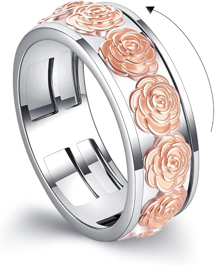 Flower Fidget Spinner Ring