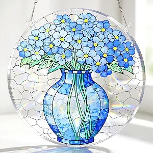 Forget Me Not Suncatcher