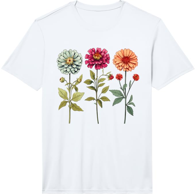Zinnia Flower T-Shirt