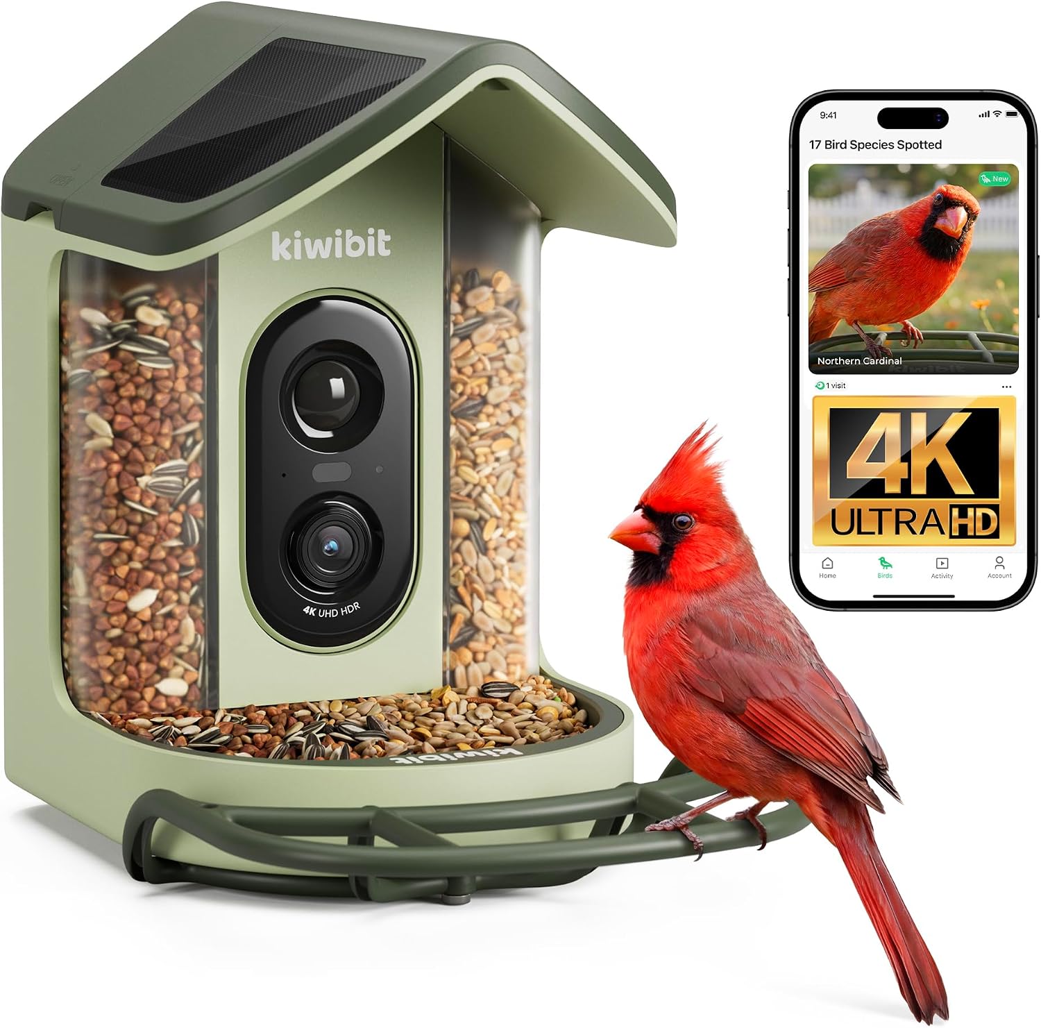 Solar Powered Smart Bird Feeder